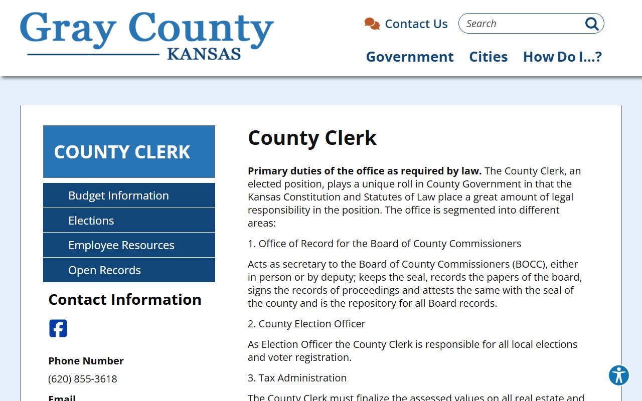 Gray County District Court and County Clerk record routing
