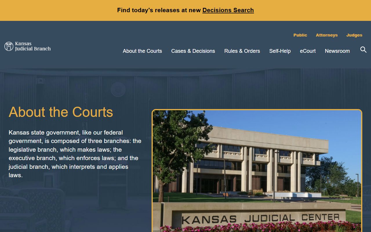 Gray County court records Kansas court structure page