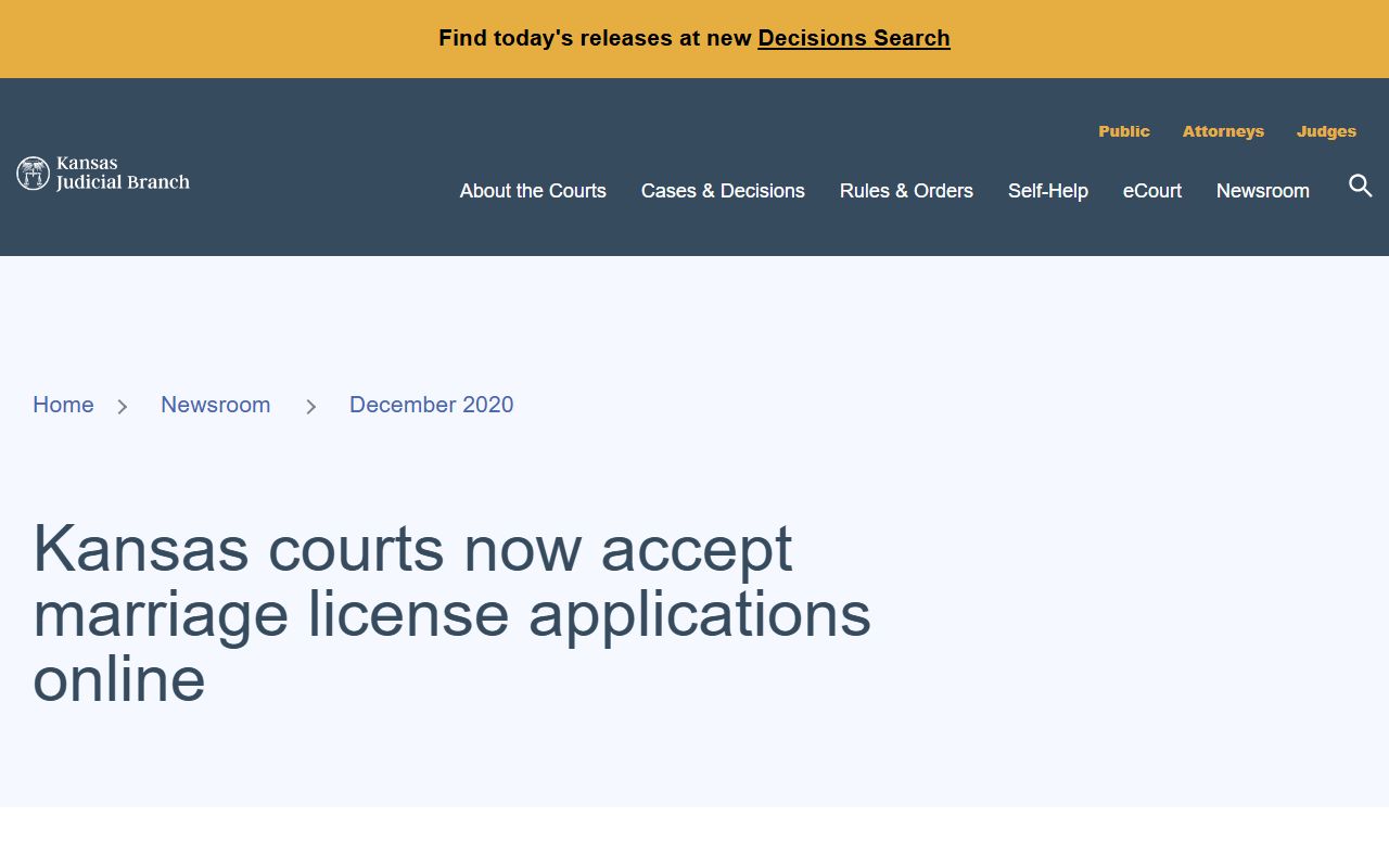 Gray County warrant records Kansas courts statewide online service announcement